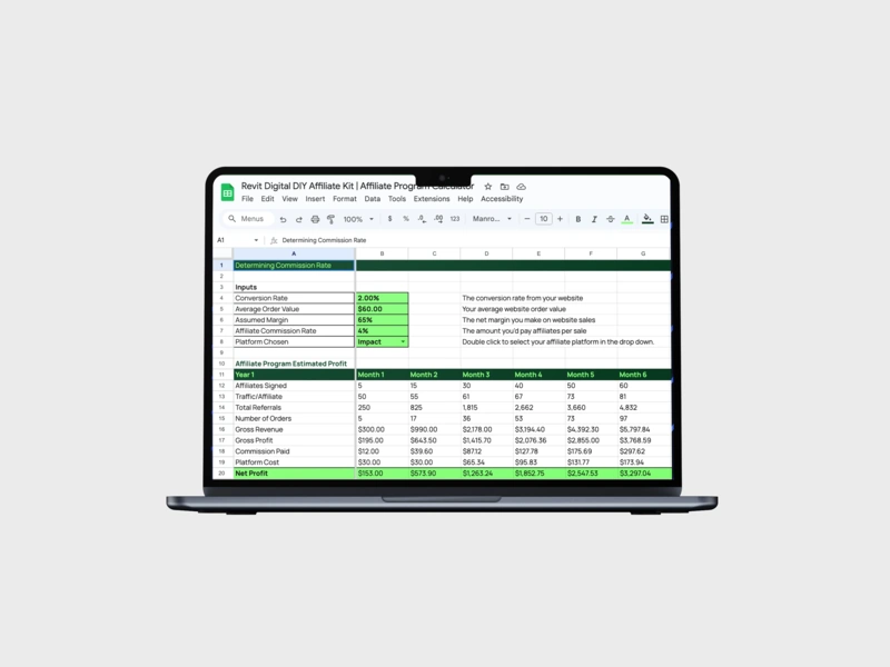 affiliate commission calculator